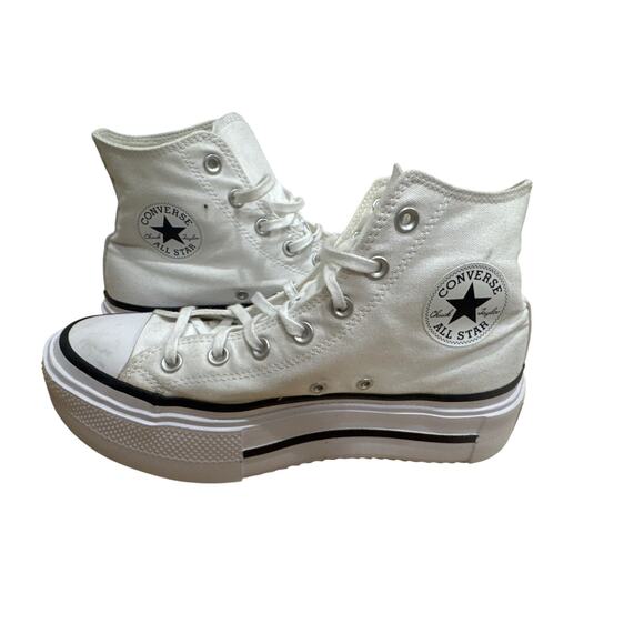 CONVERSE CHUCK TAYLOR ALL STAR PLATFORM HIGH TOP SNEAKERS UNISEX WOMENS 9.5 - Picture 1 of 6